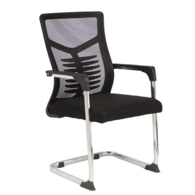 Black Office Visitors Chair