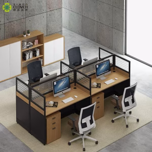4 way brown office workstation in Nairobi