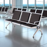 Black Heavy Duty Visitors Bench in Nairobi – Strong, Comfortable & Ideal for Waiting Areas | Billy Furniture