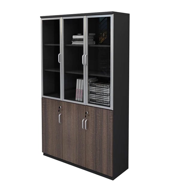 brown 3 door file cabinet 3-Door Wooden Cabinet