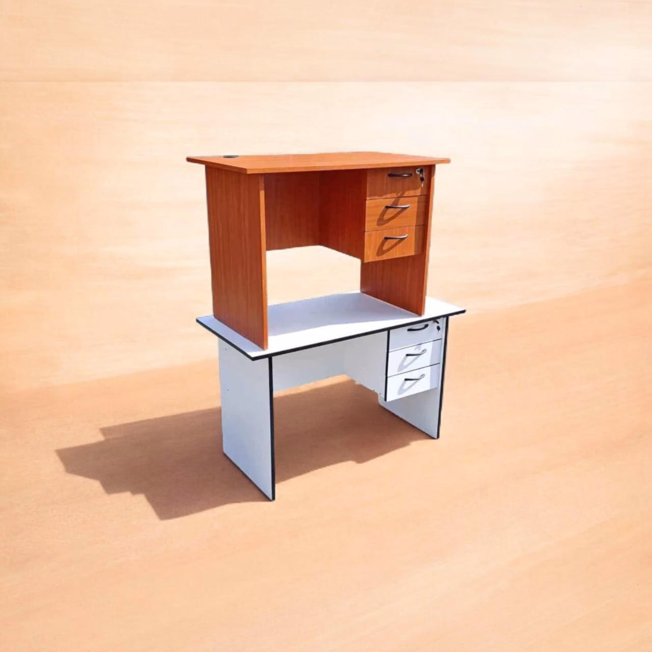 Study desk with shelf in Nairobi Study desk with shelf in Nairobi