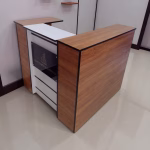 1600mm Reception Desk in Kenya – Modern & Professional Front Office Counter - Image 3