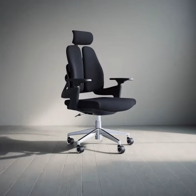 high-back orthopedic office chair