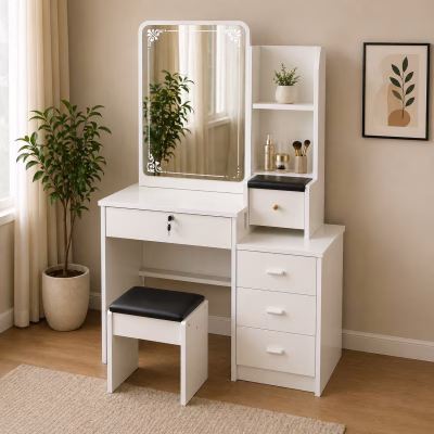Elegant Dressing Table in Nairobi | Stylish Vanity Table with Mirror Kenya