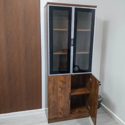 2 Door Wooden File Cabinet